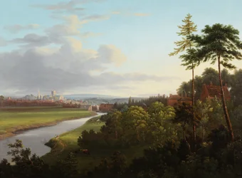 Ansicht von Worcester von Henwick aus